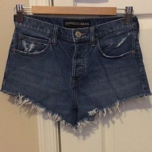 Denim shorts